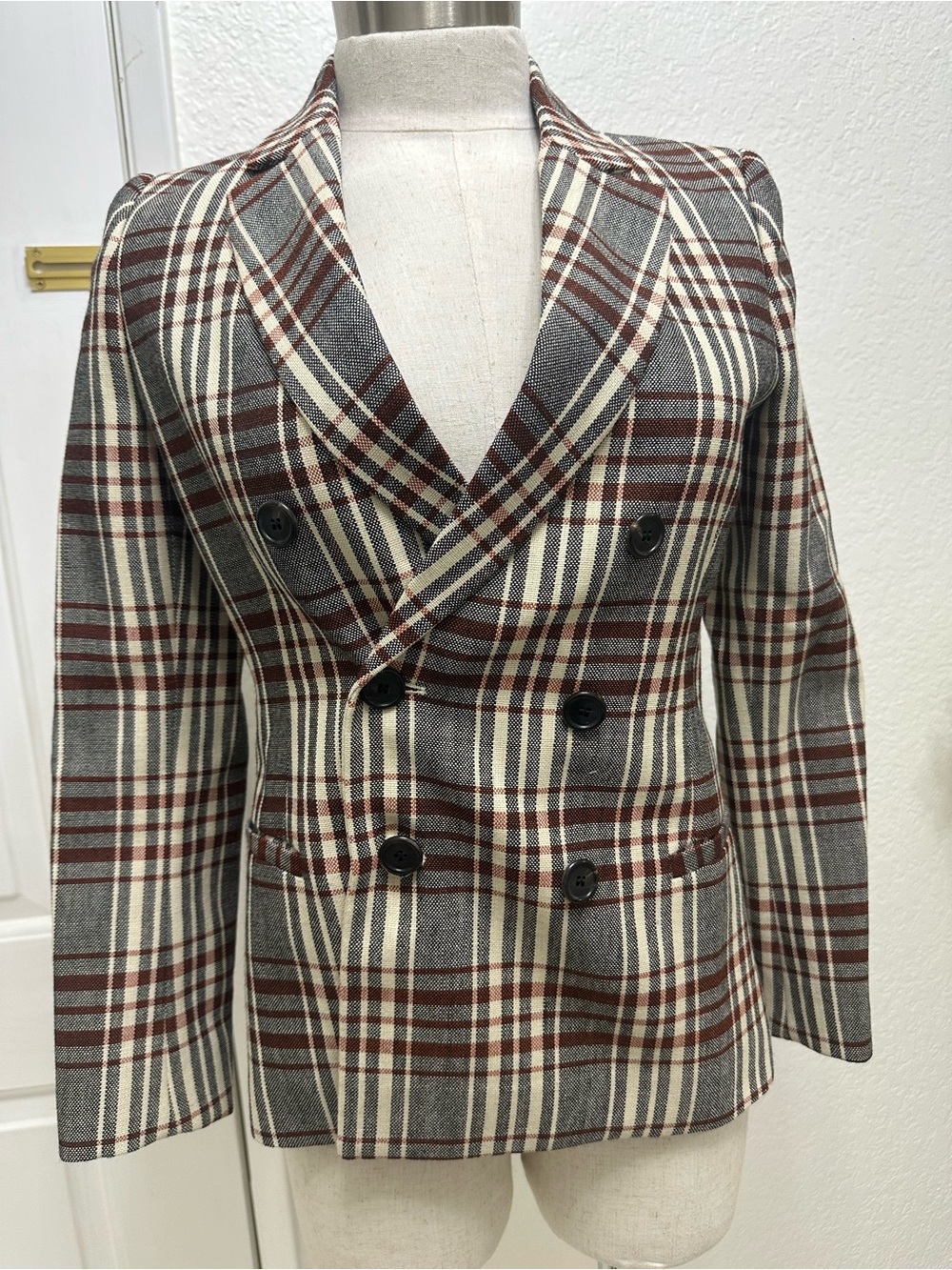 Barneys New York Black Slim Fit Jacket - XS